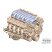 PartzBiz CM: 300-900-Holley Low-Profile Intake Manifold - Godzilla - Natural Finish