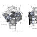PartzBiz CM: 20-291-Holley Mid-Mount Complete Accessory System