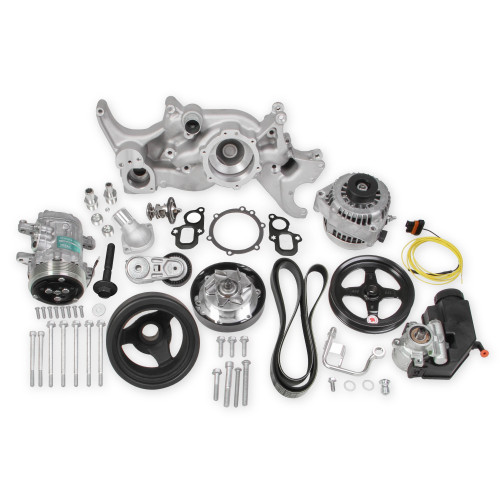 PartzBiz CM: 20-205-Holley Mid-Mount Complete Accessory Drive System - Gen V LT Engines - Standard Damper - Natural PartzBiz CM: 20-205-Holley Mid-Mount Complete Accessory Drive System - Gen V LT Engines - Standard Damper - Natural