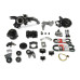 PartzBiz CM: 20-220BK-Holley Premium Mid-Mount Complete Accessory System for GM Gen V LT4 Wet Sump Engines- Black Finish