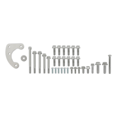 PartzBiz CM: 97-411-Holley Replacement Hardware - Godzilla Timing Cover - OE Oil Pan