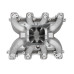 PartzBiz CM: 300-255-Holley Single Plane EFI  Split-Design Race Intake Manifold- GM LS1/LS2/LS6