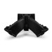 PartzBiz CM: 300-255BK-Holley Single Plane EFI  Split-Design Race Intake Manifold- GM LS1/LS2/LS6- Black