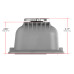 PartzBiz CM: 241-134-ฝาครอบวาล์ว Holley - Muscle Series - ครีบ - SBC - สีธรรมชาติ