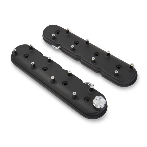 PartzBiz CM: 241-91-LS Valve Covers - Satin Black Textured Finish