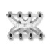 PartzBiz CM: 300-295-Single Plane 4500 Carbureted Split-Design Race Intake Manifold - GM LS1/LS2/LS6