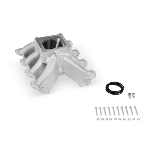 PartzBiz CM: 300-295-Single Plane 4500 Carbureted Split-Design Race Intake Manifold - GM LS1/LS2/LS6