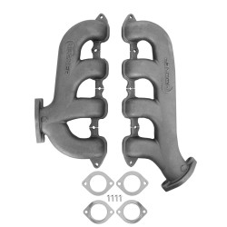 PartzBiz CM BHS5196 - Hooker BlackHeart LT Swap Exhaust Manifolds - Rear Dump SBC Exit - Natural Cast PartzBiz CM BHS5196 - Hooker BlackHeart LT Swap Exhaust Manifolds - Rear Dump SBC Exit - Natural Cast