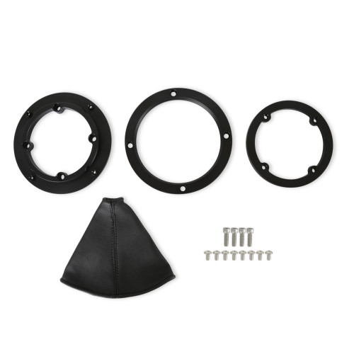 PartzBiz CM: 116500HST-Hurst Billet Shifter Boot and Bezel - Round - Black Finish PartzBiz CM: 116500HST-Hurst Billet Shifter Boot and Bezel - Round - Black Finish