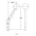 PartzBiz CM: 5389024-Hurst Billet/Plus Shifter Stick - สีดำ/กลึงแล้ว PartzBiz CM: 5389024-Hurst Billet/Plus Shifter Stick - สีดำ/กลึงแล้ว
