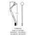 PartzBiz CM: 5386900-Hurst Competition/Plus Shifter Stick - โครเมียม PartzBiz CM: 5386900-Hurst Competition/Plus Shifter Stick - โครเมียม