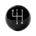 PartzBiz CM: 1637627-Hurst Shift Knob - 4-Speed  - Black