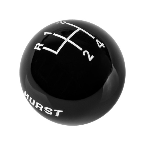 PartzBiz CM: 1637627-Hurst Shift Knob - 4-Speed  - Black