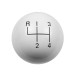 PartzBiz CM: 1637626-Hurst Shift Knob - 4-Speed Pattern - White PartzBiz CM: 1637626-Hurst Shift Knob - 4-Speed Pattern - White