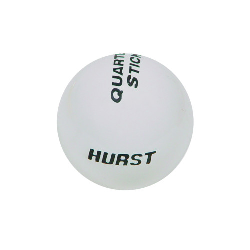 PartzBiz CM: 1631036-Hurst Shift Knob - Quarter Stick - White