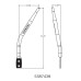 PartzBiz CM: 5387438-Hurst Shifter Stick - Round Bar - Chrome PartzBiz CM: 5387438-Hurst Shifter Stick - Round Bar - Chrome