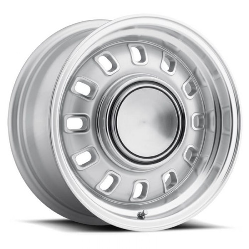 PartzBiz CM: LW60-50754S-Legendary Wheels 12 Slot - 15 x 7 in. - 5 x 4.5 - 4.25 BS - Silver