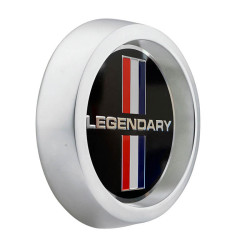 PartzBiz CM LW-HC029 - Legendary Wheels Center Cap - Black Tri-Bar