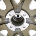 PartzBiz CM: LW90-50744F-Legendary Wheels HB44 - 15 x 7 in. - 4 x 4.5 - 4.25 BS - Gold Haze