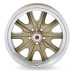 PartzBiz CM: LW90-70754F-Legendary Wheels HB45 - 17 x 7 in. -  5 x 4.5 - 4.25 BS - Gold Haze