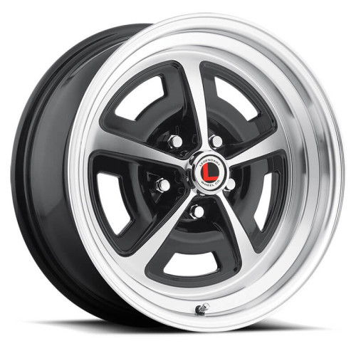 PartzBiz CM: LW50-60854A-Legendary Wheels Magnum 500 - 16x8 in. - 5 x 4.5 - 4.50 BS, Gloss Black/Machined PartzBiz CM: LW50-60854A-Legendary Wheels Magnum 500 - 16x8 in. - 5 x 4.5 - 4.50 BS, Gloss Black/Machined
