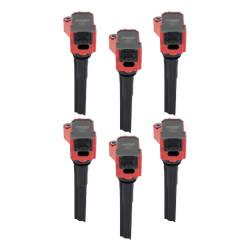 PartzBiz CM 826016 - คอยล์จุดระเบิด MSD - Ford EcoBoost - 2.7L / 3.0L V6 - สีแดง - 6-Pack PartzBiz CM 826016 - คอยล์จุดระเบิด MSD - Ford EcoBoost - 2.7L / 3.0L V6 - สีแดง - 6-Pack