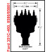 PartzBiz CM: 8580-Ford V8 351C-460 Billet Distributor