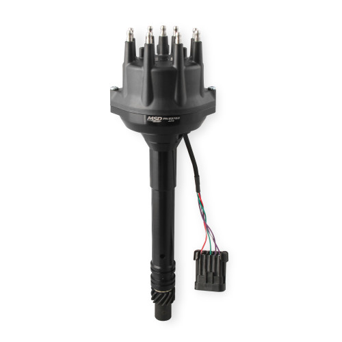 PartzBiz CM: 23763-MSD Black, Chevy Tall Deck Dual Sync Distributor