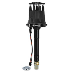 PartzBiz CM 85505 - MSD Black Chevy V8 Pro-Billet Distributor พร้อมระบบจับเวลาแบบล็อคเอาท์และเกียร์สีบรอนซ์ PartzBiz CM 85505 - MSD Black Chevy V8 Pro-Billet Distributor พร้อมระบบจับเวลาแบบล็อคเอาท์และเกียร์สีบรอนซ์