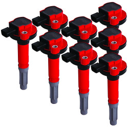 PartzBiz CM 82488 - คอยล์จุดระเบิด MSD - Blaster - Ford 5.0L Coyote - สีแดง - 8-Pack PartzBiz CM 82488 - คอยล์จุดระเบิด MSD - Blaster - Ford 5.0L Coyote - สีแดง - 8-Pack