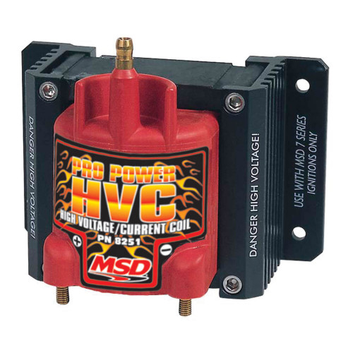 PartzBiz CM: 8251-คอยล์จุดระเบิด MSD - Pro Power HVC - สีแดง