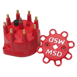 PartzBiz CM 8431 - Red Distributor Cap