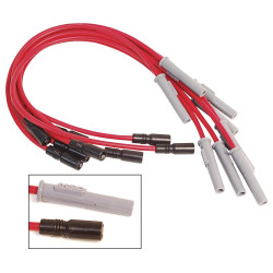 PartzBiz CM 32109 - Super Conductor Spark Plug Wire Set, Chevy Pickup, '96-'99,Dually w/454