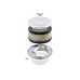 PartzBiz CM: 4354-Mr. Gasket Air Cleaner - Deep Dish - 4 Inch x 2 Inch - Chrome