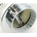 PartzBiz CM: 4354-Mr. Gasket Air Cleaner - Deep Dish - 4 Inch x 2 Inch - Chrome