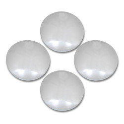 PartzBiz CM 4580 - Mr. Gasket Baby Moon Hub Caps - Chrome PartzBiz CM 4580 - Mr. Gasket Baby Moon Hub Caps - Chrome