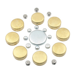 PartzBiz CM 6481 - Mr. Gasket Brass Freeze Plug Kit PartzBiz CM 6481 - Mr. Gasket Brass Freeze Plug Kit