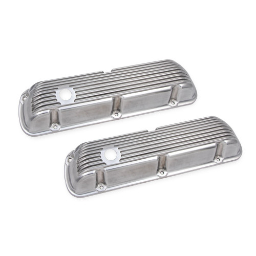 PartzBiz CM: 6861G-Mr. Gasket Cast Aluminum Valve Covers Pair - Polished PartzBiz CM: 6861G-Mr. Gasket Cast Aluminum Valve Covers Pair - Polished