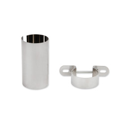 PartzBiz CM 9777 - Mr. Gasket ขายึดคอยล์โครเมี่ยมพร้อมน๊อต - ตัวยึดแนวนอน