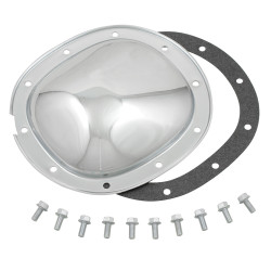 PartzBiz CM 9896 - Mr. Gasket Chrome Differential Cover - GM 10 Bolt - 7.5 Inch