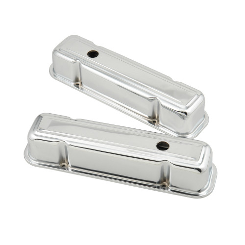 PartzBiz CM: 9805-Mr. Gasket Chrome Tall-Style Valve Covers PartzBiz CM: 9805-Mr. Gasket Chrome Tall-Style Valve Covers