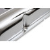 PartzBiz CM: 9412-Mr. Gasket ฝาครอบวาล์วโครเมียมพร้อมแผ่นกั้น