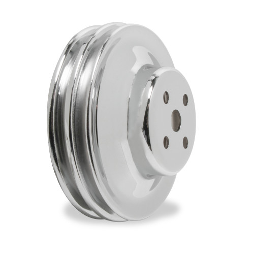 PartzBiz CM: 8831-Mr. Gasket Chrome Water Pump Pulley - Double Groove PartzBiz CM: 8831-Mr. Gasket Chrome Water Pump Pulley - Double Groove
