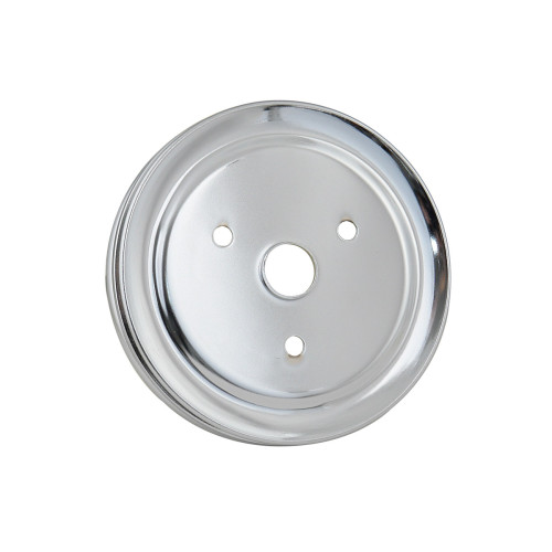 PartzBiz CM: 4973-Mr. Gasket Crankshaft Pulley - Chrome - Double Groove PartzBiz CM: 4973-Mr. Gasket Crankshaft Pulley - Chrome - Double Groove