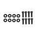 PartzBiz CM: 6818BG-Mr. Gasket Fabricated Aluminum Valve Covers - Black Finish
