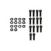 PartzBiz CM: 6832BG-Mr. Gasket Fabricated Aluminum Valve Covers - Black Finish
