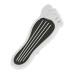 PartzBiz CM: 9645-Mr. Gasket Foot Print แป้นเหยียบแก๊ส - อลูมิเนียม - โครเมียม & ทาสีดำ PartzBiz CM: 9645-Mr. Gasket Foot Print แป้นเหยียบแก๊ส - อลูมิเนียม - โครเมียม & ทาสีดำ