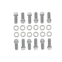 PartzBiz CM 5003 - Mr. Gasket ชุดโบลท์ท่อร่วมไอดี - โครเมียม - 12-Point PartzBiz CM 5003 - Mr. Gasket ชุดโบลท์ท่อร่วมไอดี - โครเมียม - 12-Point