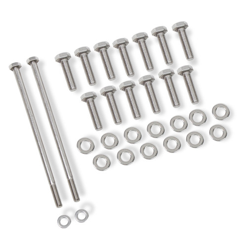 PartzBiz CM: 60851G-Mr. Gasket Oil Pan Bolt Set - Polished Stainless Steel PartzBiz CM: 60851G-Mr. Gasket Oil Pan Bolt Set - Polished Stainless Steel