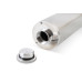 PartzBiz CM: 9133-Mr. Gasket Overflow Tank - 3 Inch Diameter 10 Inch Height Polished Stainless Steel